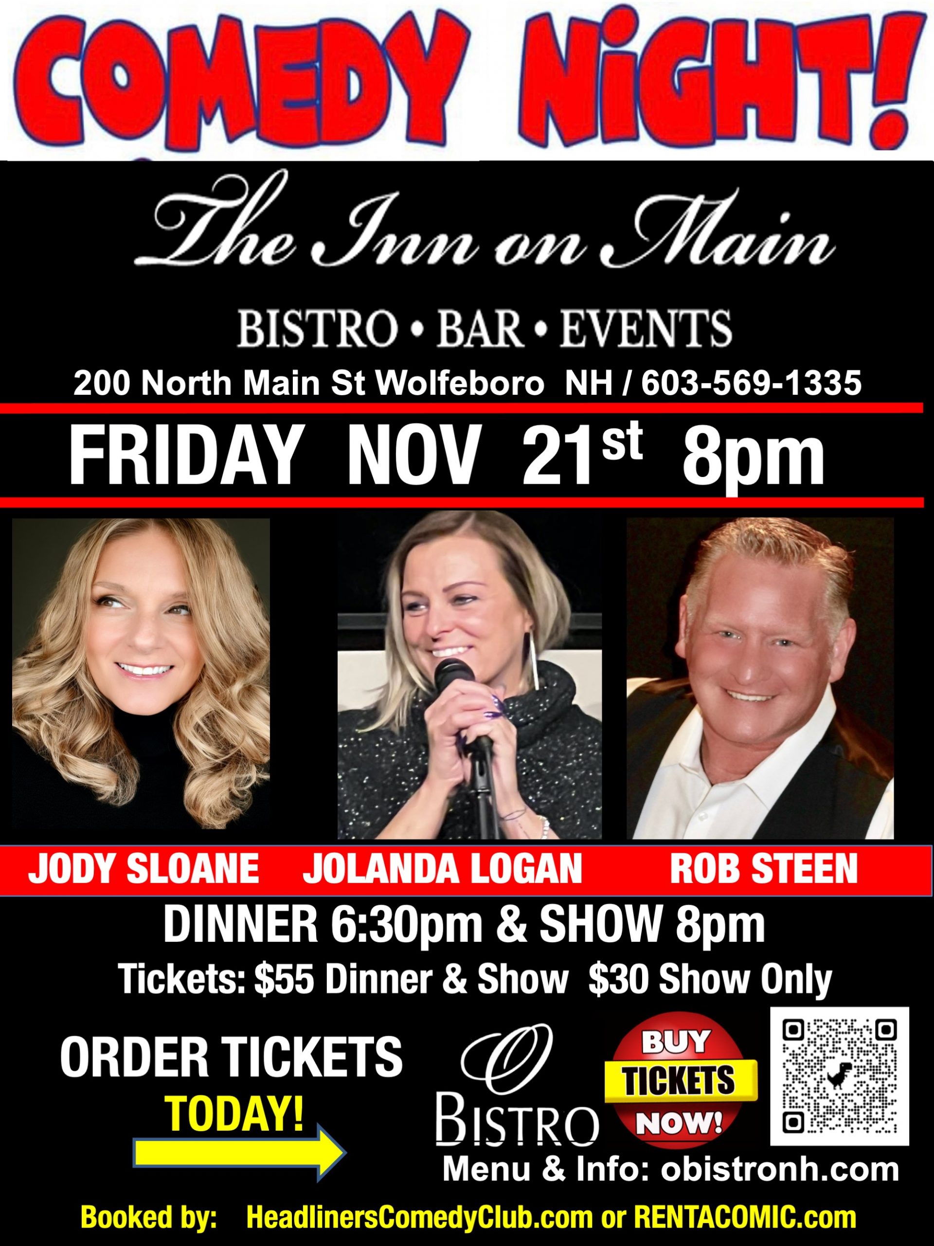 Dinner  and  Comedy Show